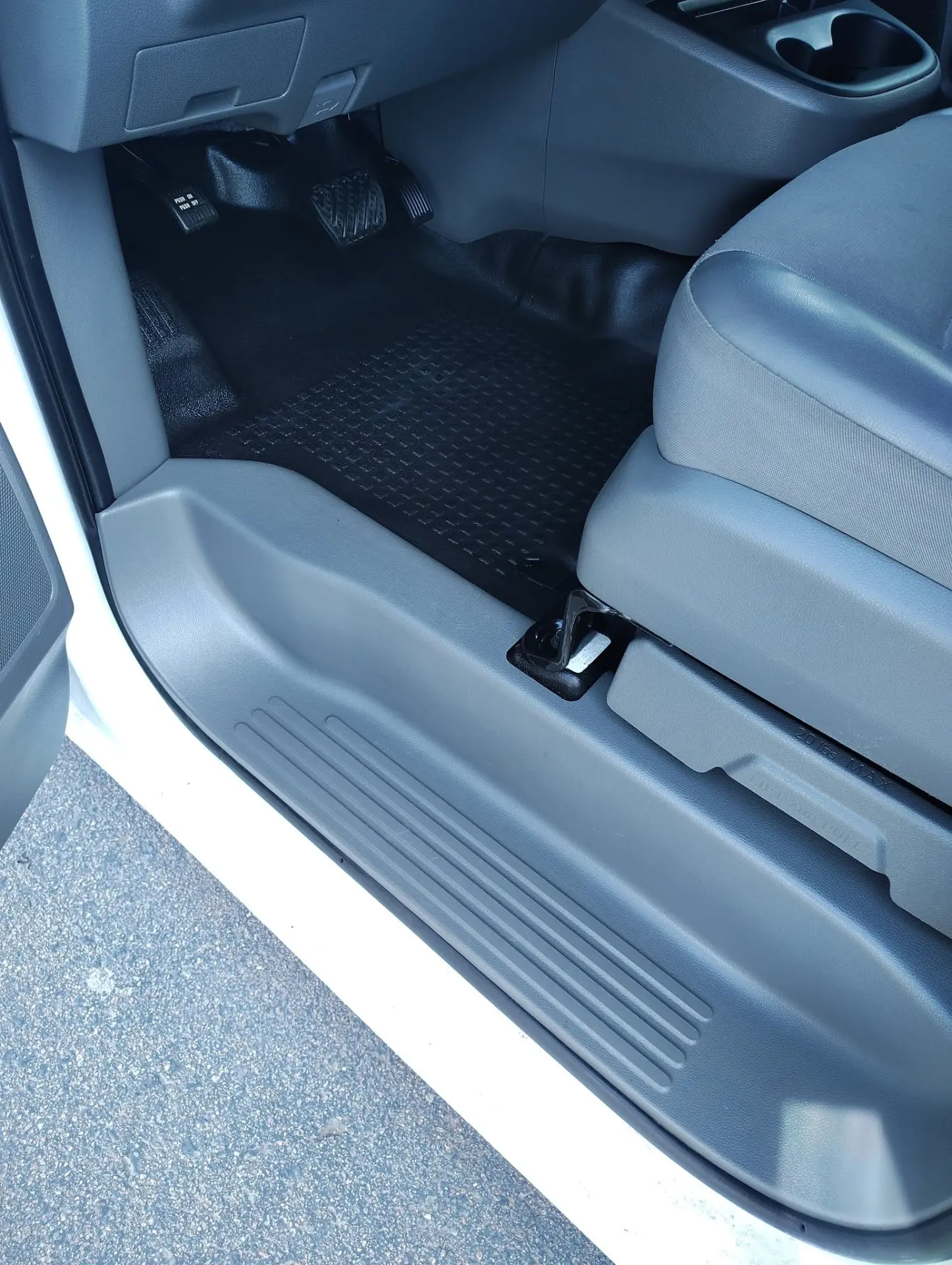 Driver footwell detailing